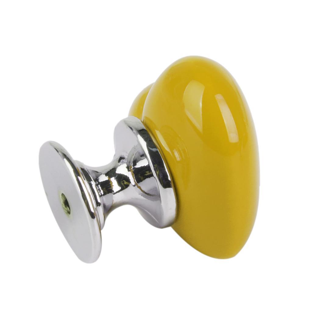 Ceramic Door Drawer Bin Handle Pull Knob Hardware