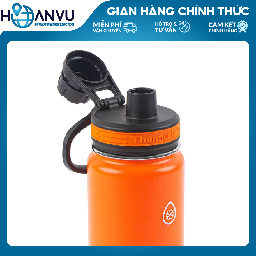 Bình Giữ Nhiệt Thép không Gỉ ThermoFlask Leakproof Spout Lid, 4 màu (710ml)