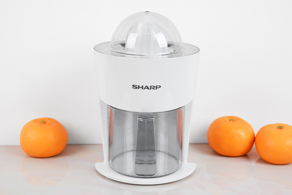 Máy vắt cam Sharp 40W EJ-J408-WH, Tự động đảo chiều vắt - Hàng chính hãng