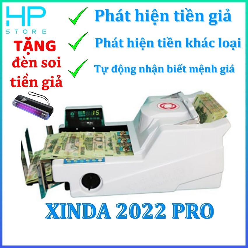 Máy đếm tiền phát hiện tiền gi.ả, phát hiện tiền khác loại - Xinda 2022Pro, mẫu mới 2022