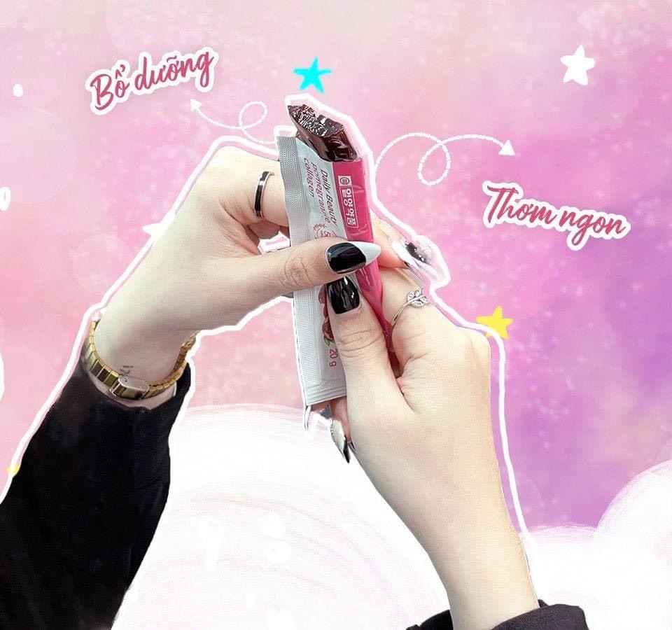 THẠCH CHIẾT XUẤT LỰU COLLAGEN DAILY BEAUTY HÀN QUỐC - Giúp trẻ hóa làn da, bổ sung cho làn da căng bóng -
