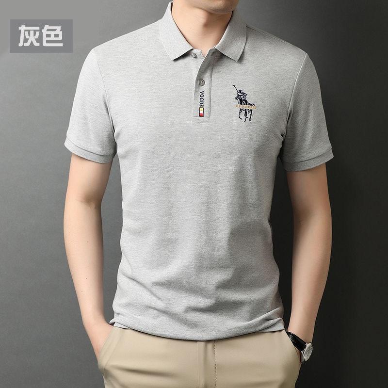 Áo nam polo ngắn tay mùa hè thấm hút mồ hôi có cổ