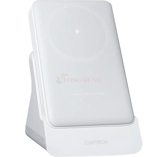 Combo sạc dự phòng Cuktech Power Bank 1C 10000mAh 20W + Đế sạc POGO Plug 7.5W CP122M - Hàng chính hãng