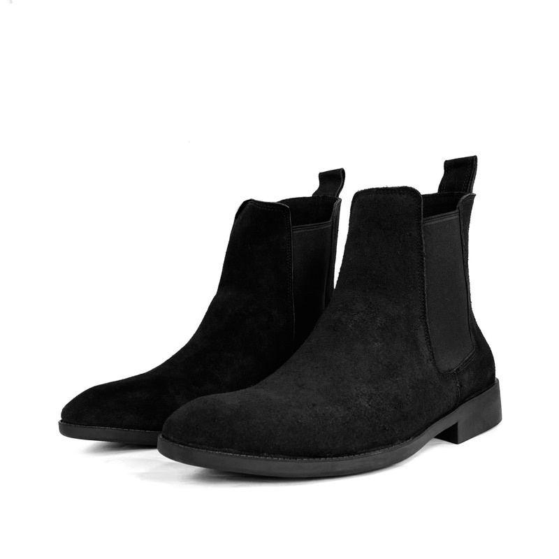 Giày nam chelsea boot da bò thật cao cổ TEFOSS HT350 ver.1 size 38-44- Mũi nhọn sang trọng