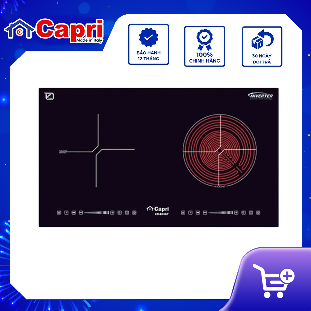 Bếp từ hồng ngoại Capri CR-823KT | Hàng chính hãng