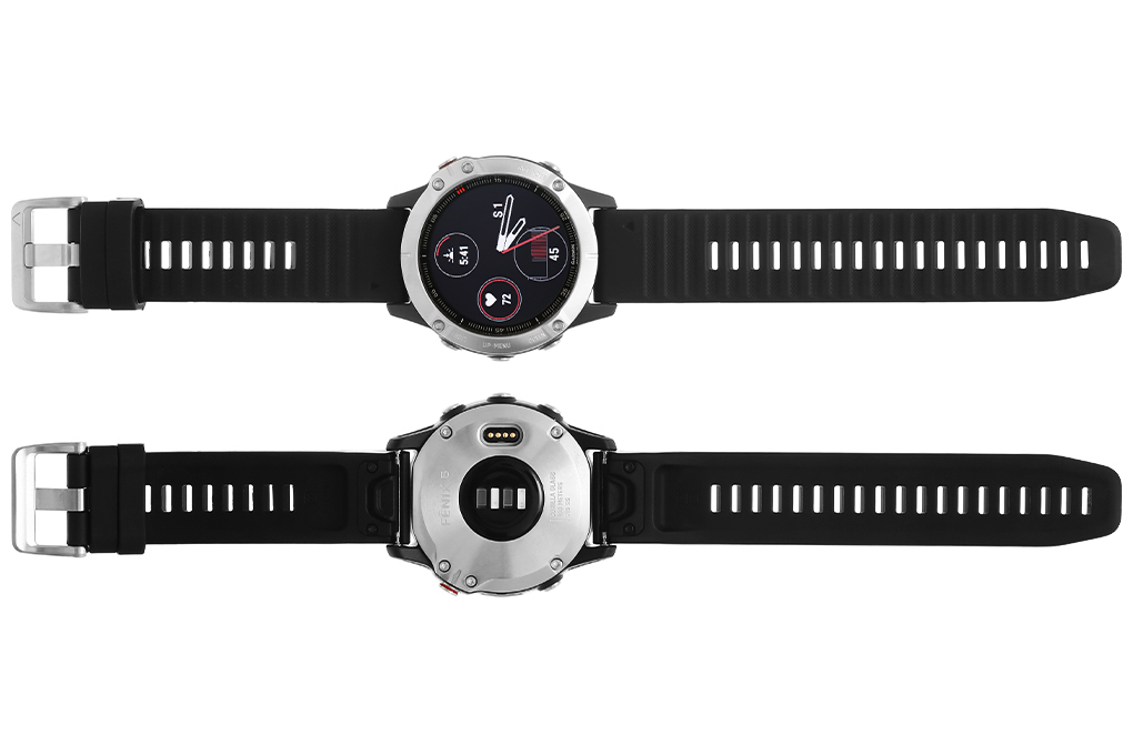 Đồng hồ thông minh Garmin Fenix 6 dây silicone đen - Hàng chính hãng