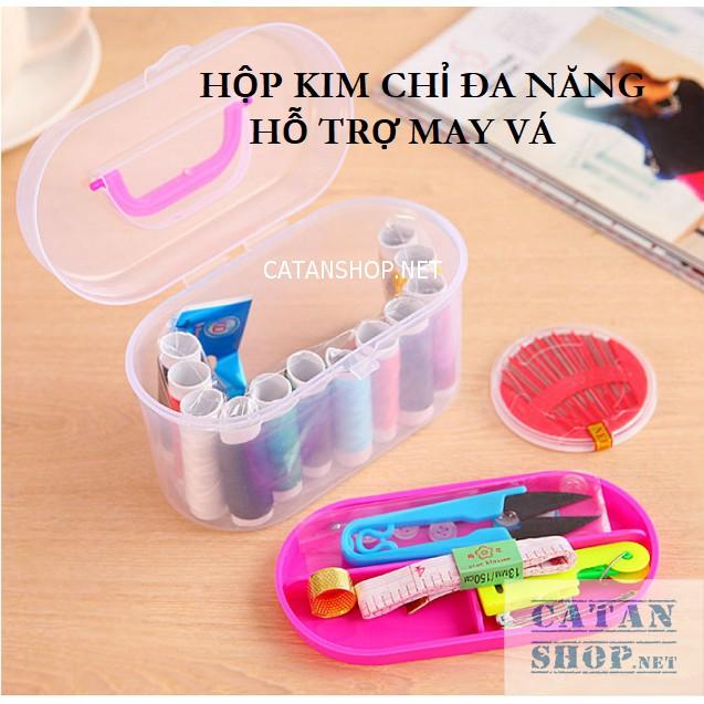 Hộp kim chỉ đa năng hỗ trợ may vá cho gia đình bạn GD407-HopKimChi