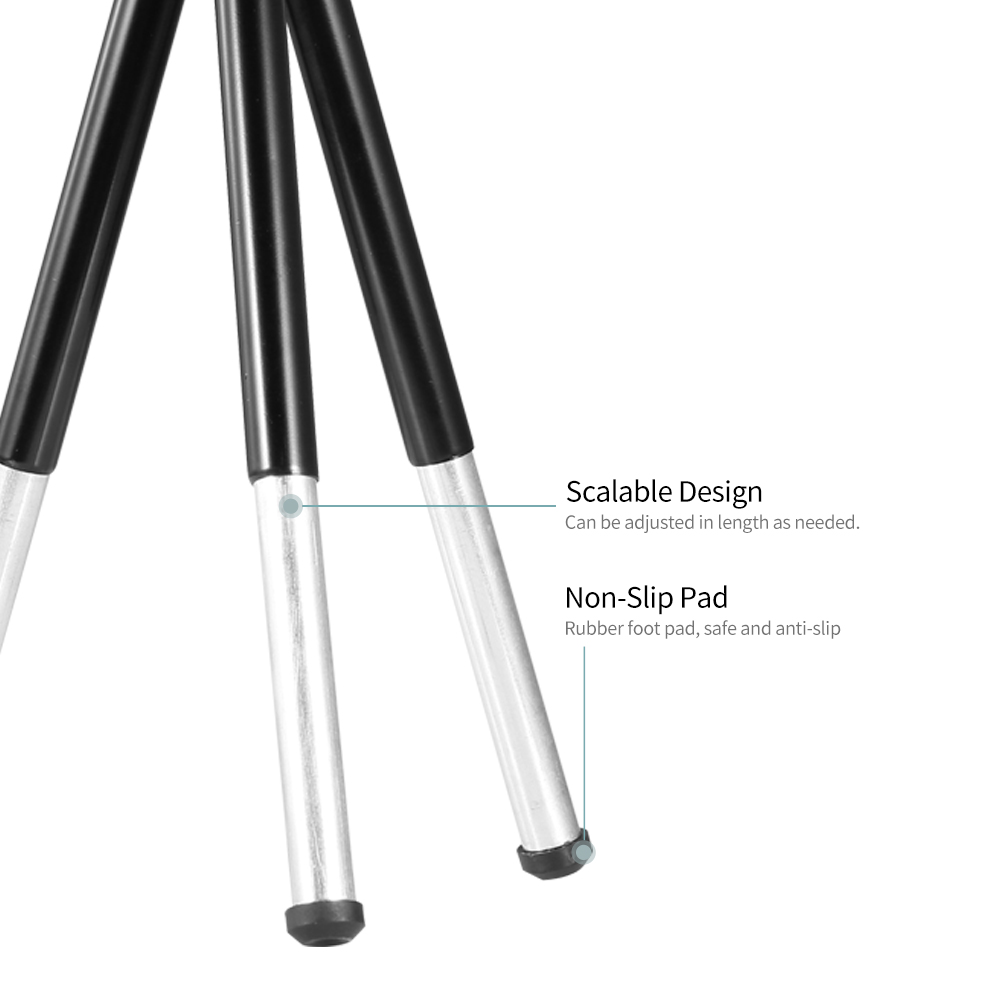 Portable Mini Webcam Tripod for Smartphone Lightweight Flexible Web Camera Desktop Support Stand Phone Holder Table