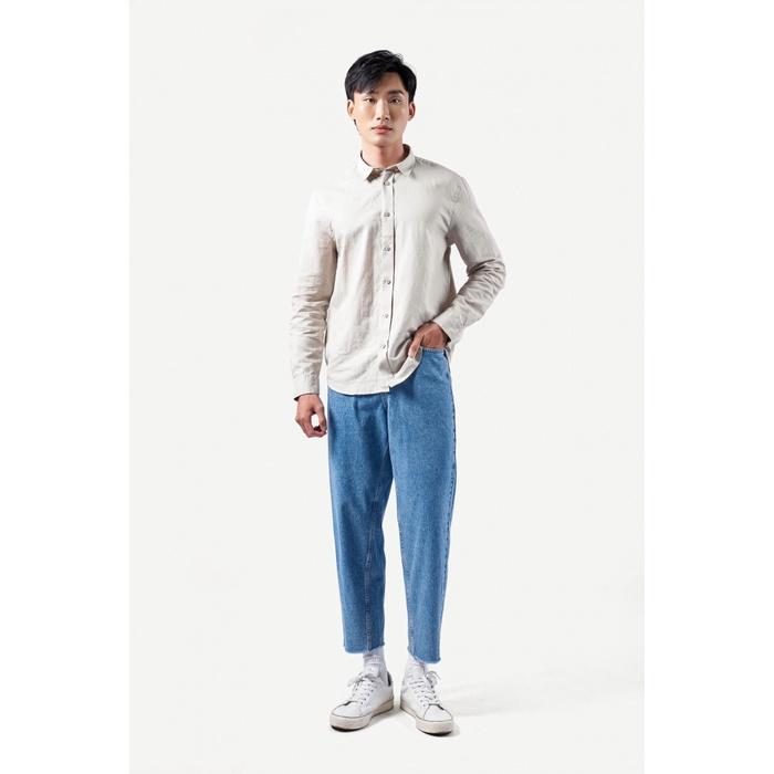 Áo sơ mi nam tay dài vải LINEN 3 màu 10S21SHL031CR1 | LASTORE MENSWEAR