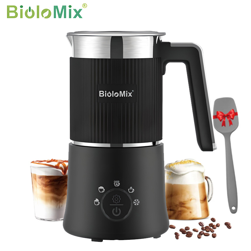 HÀNG NHẬP KHẨU - Máy tạo bọt sữa chuyên nghiệp dùng cho quán 5 trong 1. Thương hiệu Mỹ cao cấp Biolomix - BD02