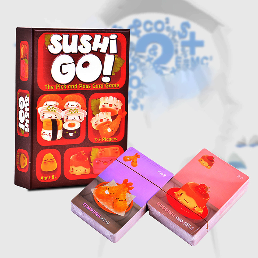 Bộ thẻ trò chơi Sushi Go Board Game vui nhộn dành cho gia đình