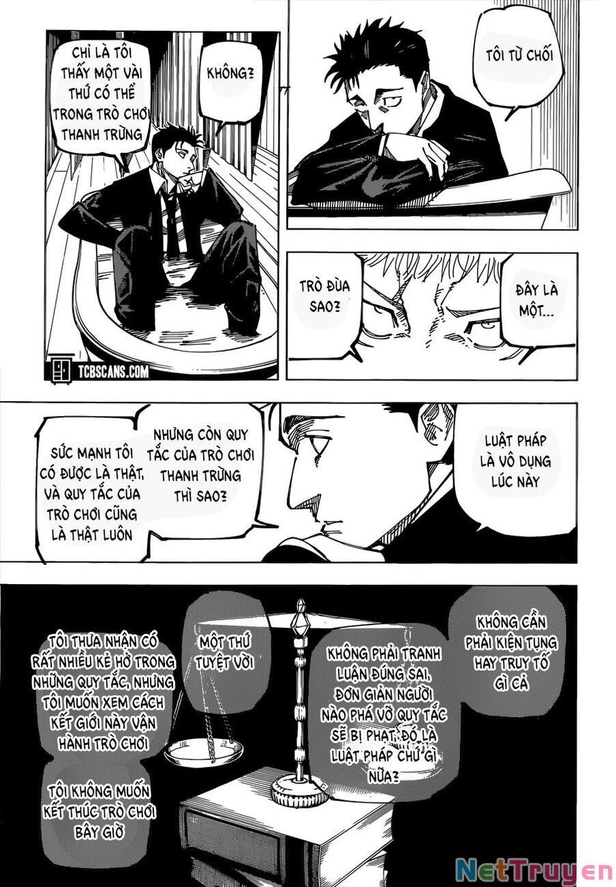 jujutsu kaisen - chú thuật hồi chiến chapter 163 16
