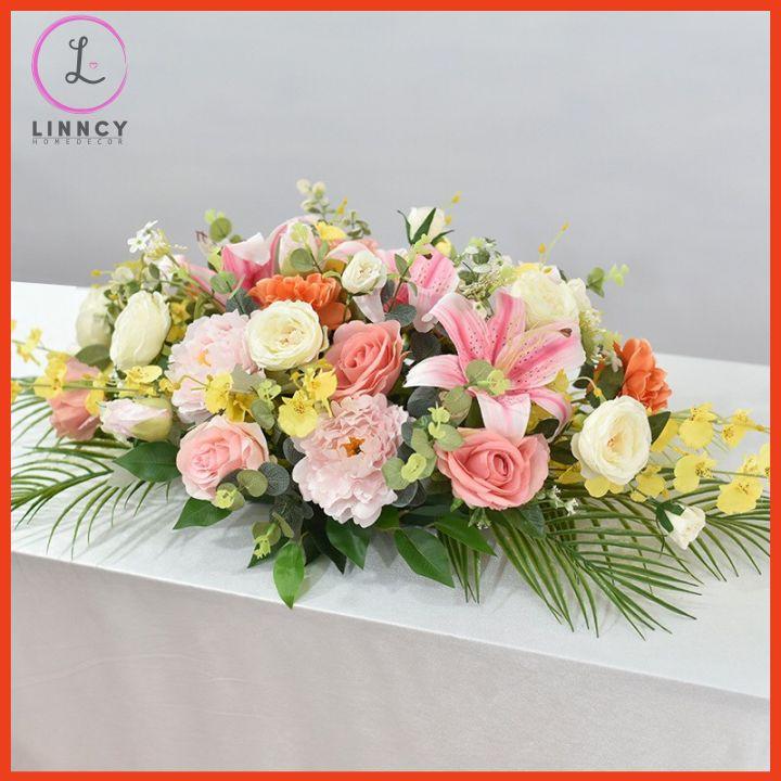 Lẵng Hoa Để Bàn Họp, Hoa Trang Trí Tiệc, Sự Kiện, Hội Nghị, Lẵng Hoa Để Bàn, Kệ Tủ