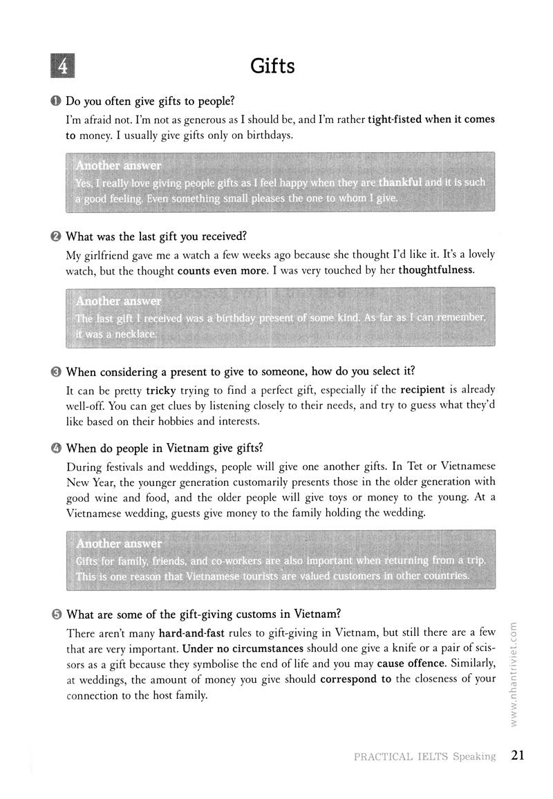 Practical IELTS Speaking