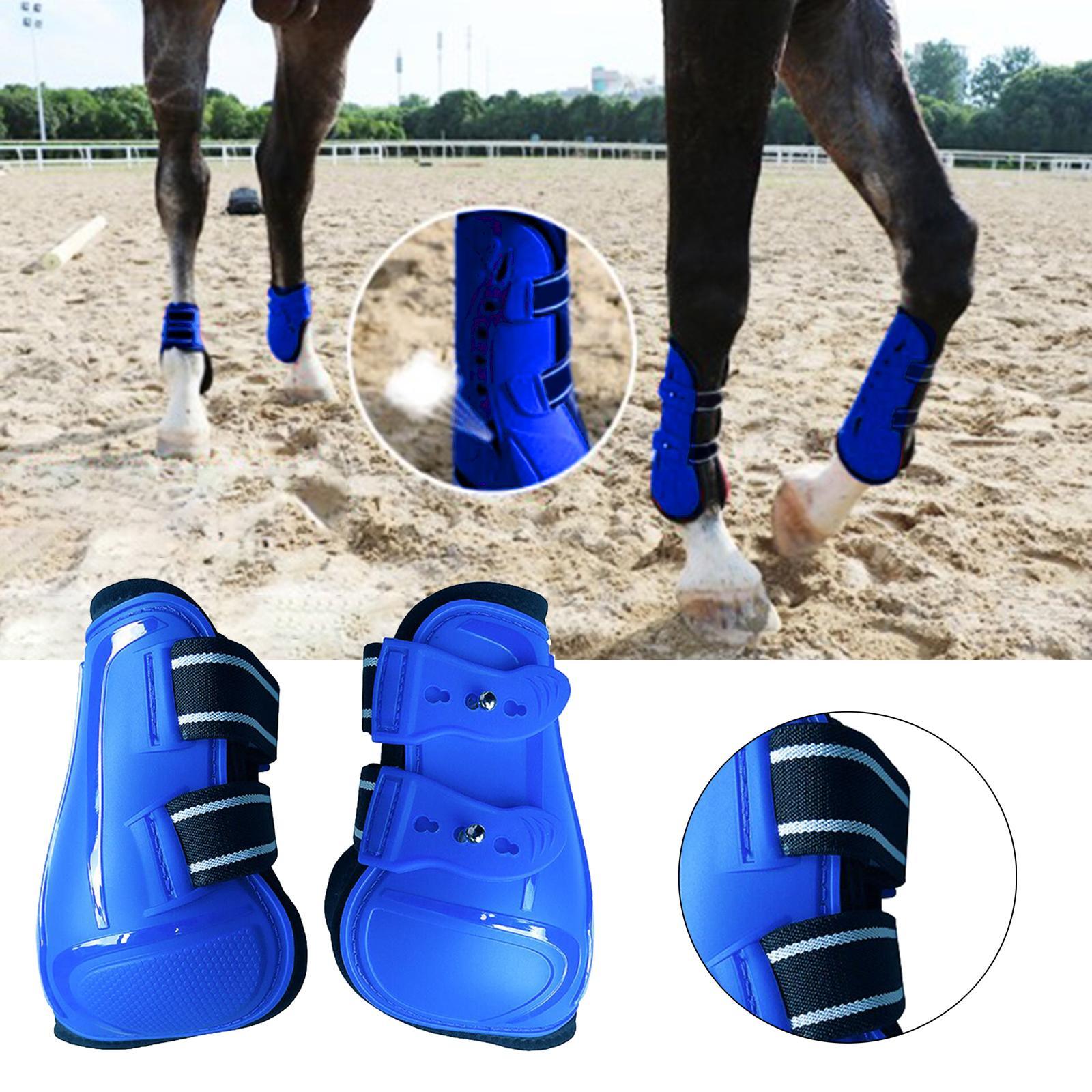 Horse Tendon Boots Legs Jumping Feet Guards Protection Wrap Boots Gear Front Leg