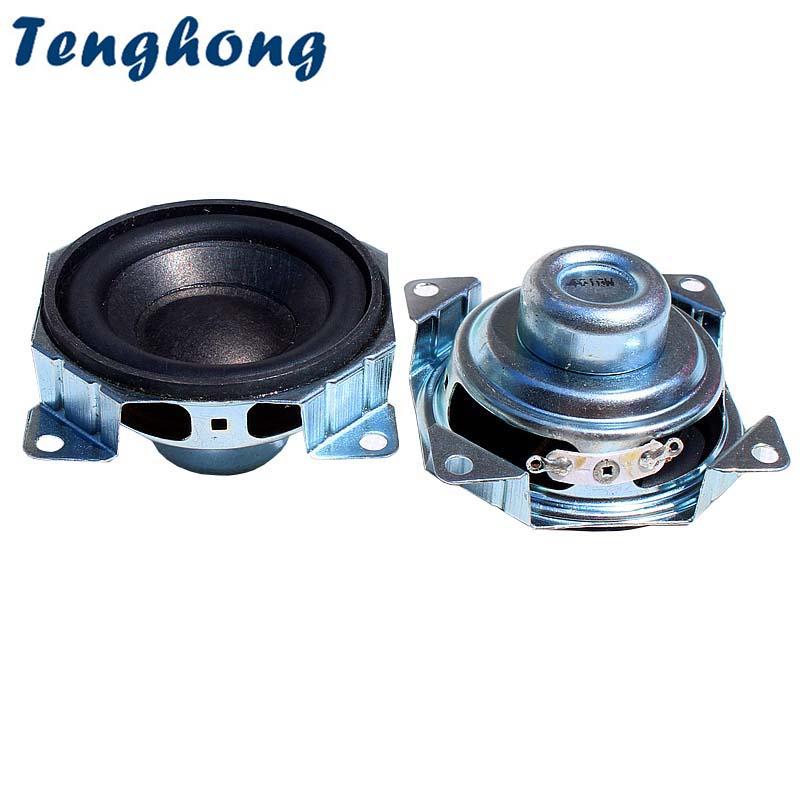 Tenghong 2 Chiếc 2 Inch 4 Ohm 10W Loa Toàn Dải Bluetooth Góc Cạnh Loa Cho Câu Chuyện Máy đài Phát Thanh Âm Thanh Tự Làm Loa