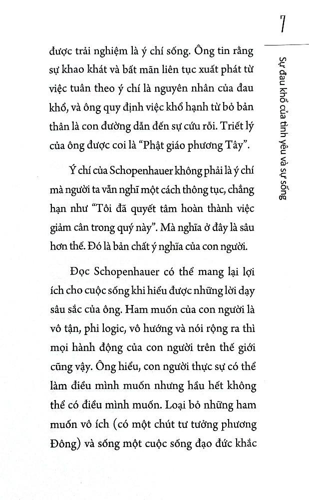 Sách - Sự Đau Khổ Của Tình Yêu Và Sự Sống