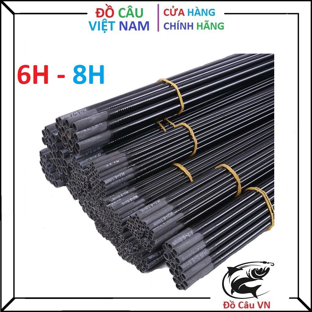 Đọt cần câu tay 6H - 8H carbon xoắn 80cm