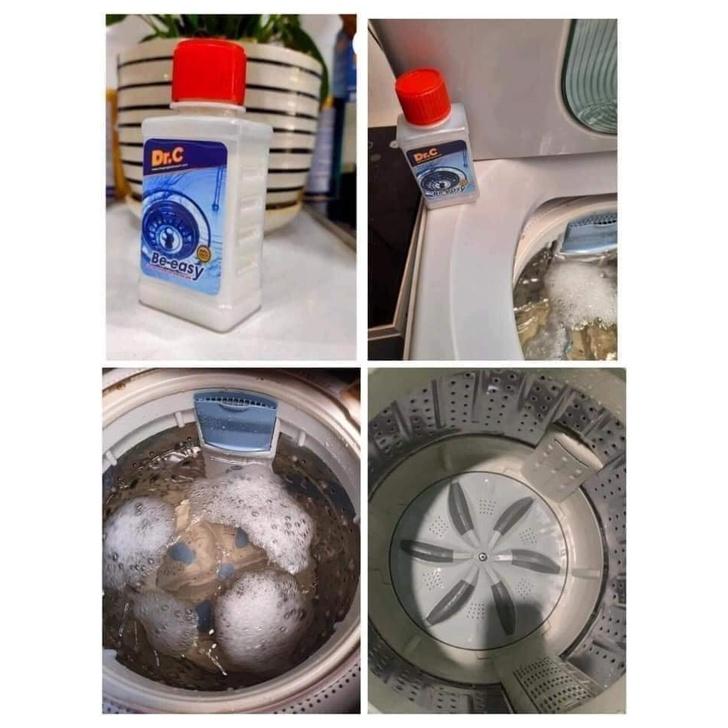 Bột tẩy lồng máy giặt, làm sạch đường ống, cống thoát, chậu rửa, Lavabo DrC - Beeasy 100 gam