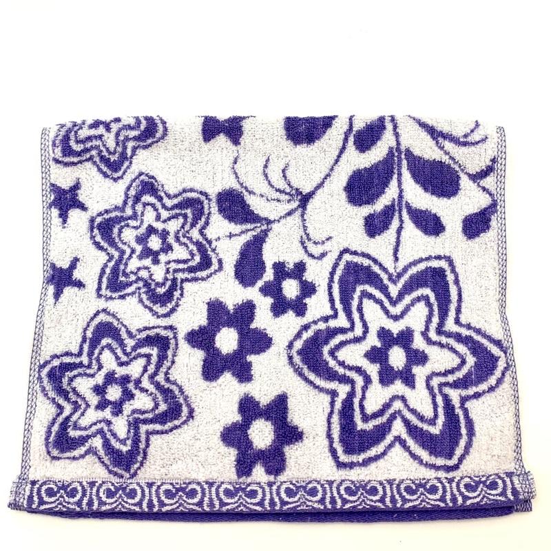 Khăn Mặt KIBA Họa Tiết Hoa Sao Xinh Xắn Cỡ To 32x49cm, Chất Cotton Dày Dặn, Êm, Mềm, Thấm Hút Tốt