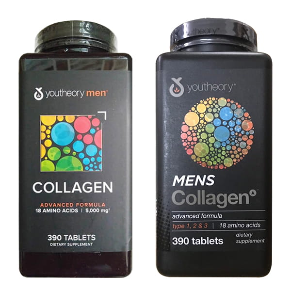 Collagen cho nam Youtheory Mỹ hỗ trợ sức khỏe tổng thể cho: xương khớp, da, móng, gân, dây chằng, cơ bắp, tim mạch và tăng sức đề kháng-OZ Slim Store