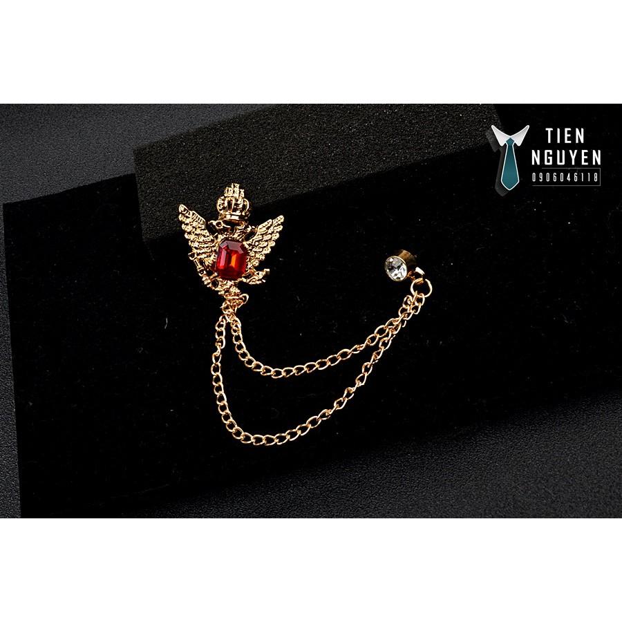 Ghim cài áo - lapel pin - Phụ kiện cưới chú rể Tien Nguyen