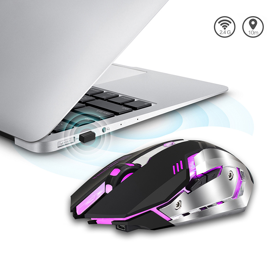 Chuột Chơi Game Không Dây HXSJ M10