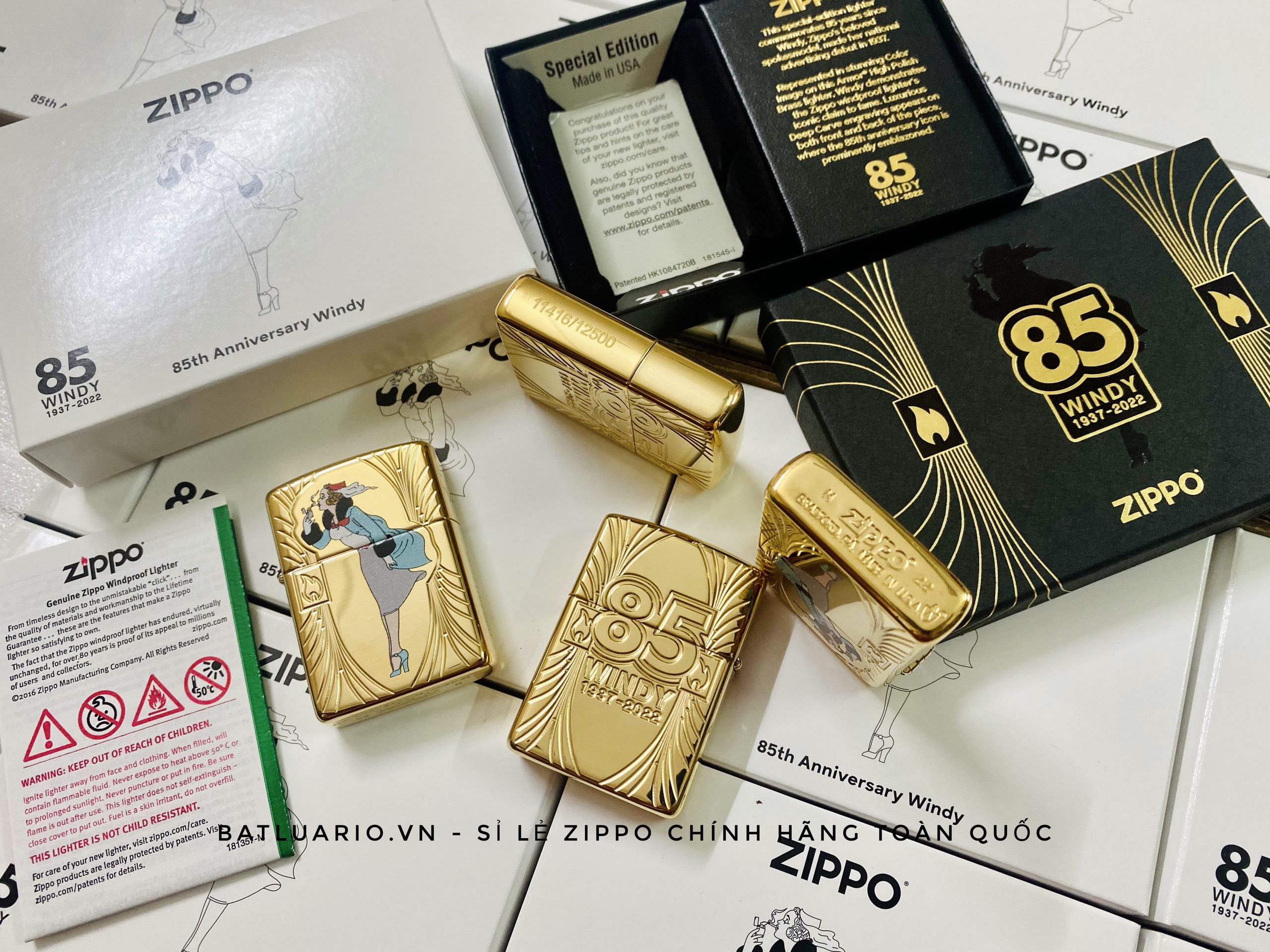 Bật Lửa Zippo 48413 – Zippo Windy 85th Anniversary Collectible