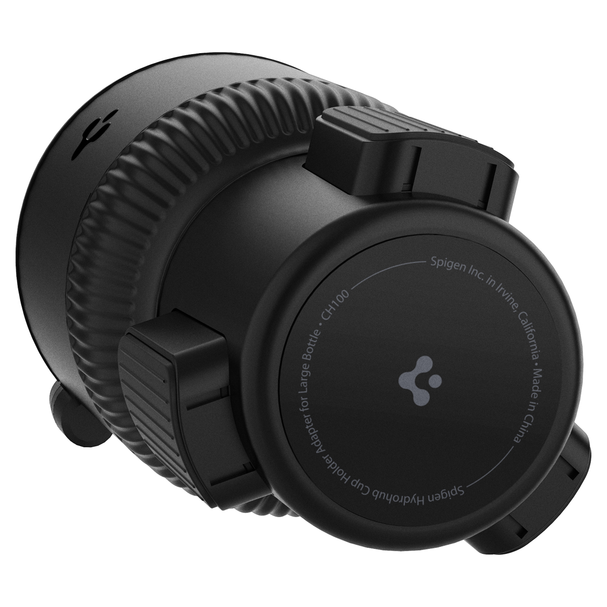 Phụ Kiện Để Ly Trên Xe Hơi Spigen Hydrohub Cup Holder Black CH100 - Hàng Chính Hãng