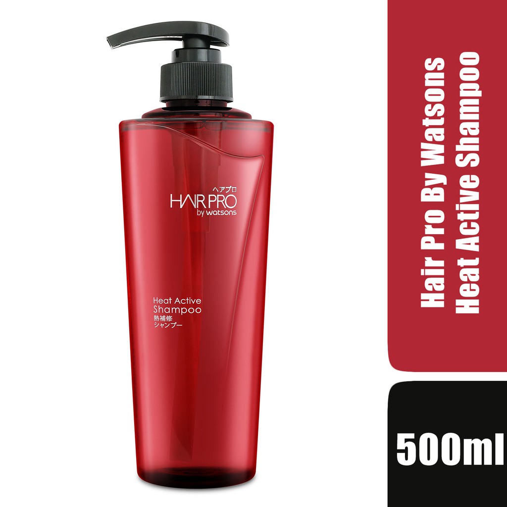 Dầu Gội Hair Pro By Watsons Heat Active Shampoo Phục Hồi Tóc 500ml
