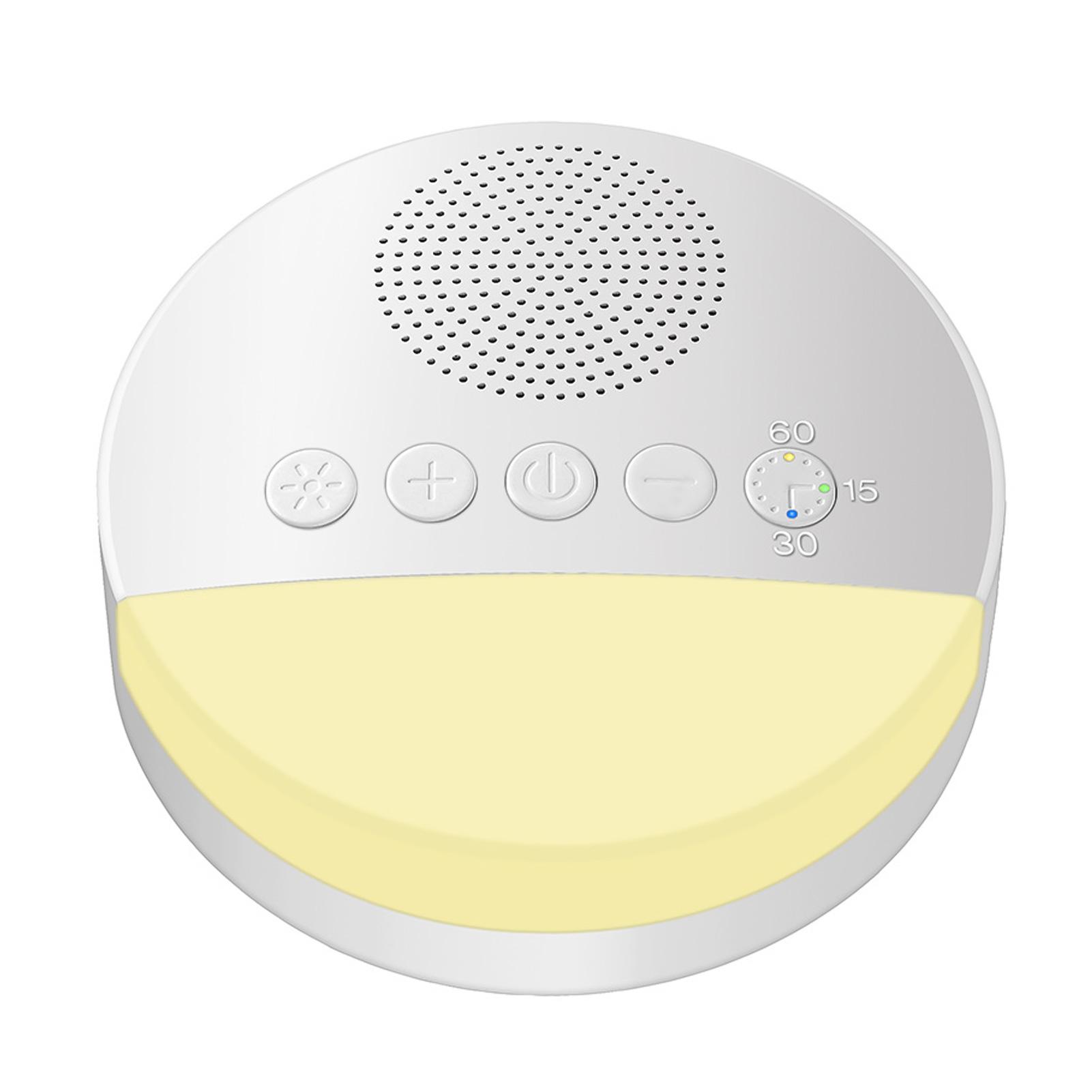 White Noise Sleep Machine Built-in 6 Soothing Sound Soft Breath Light 15/30/60 Intelligent Timing for People of All Ages