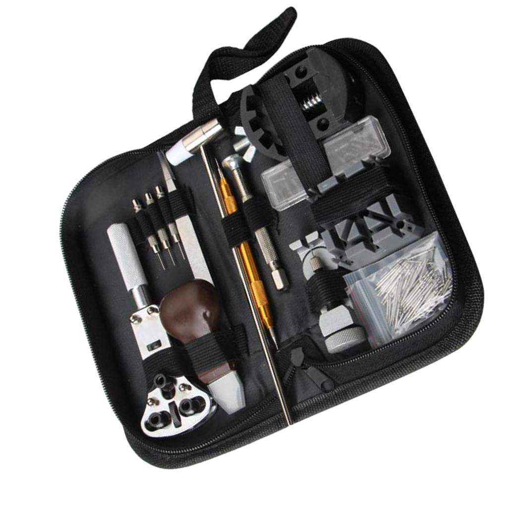 136pcs Watch Repair Kit Case, Spring Bar Tool Set, Watch Band Link Pin Tool