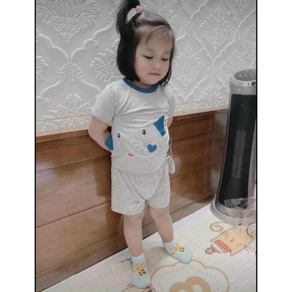 Bộ cộc cho bé thun lạnh cực mát ,mặc đi học đi chơi, 8kg- 18kg mẫu hè 2021