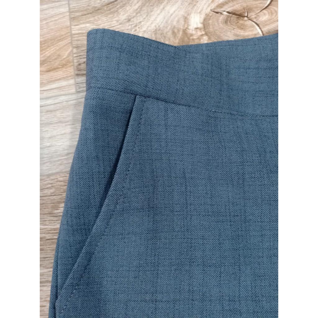 Quần tây nữ xước cao cấp - Navy