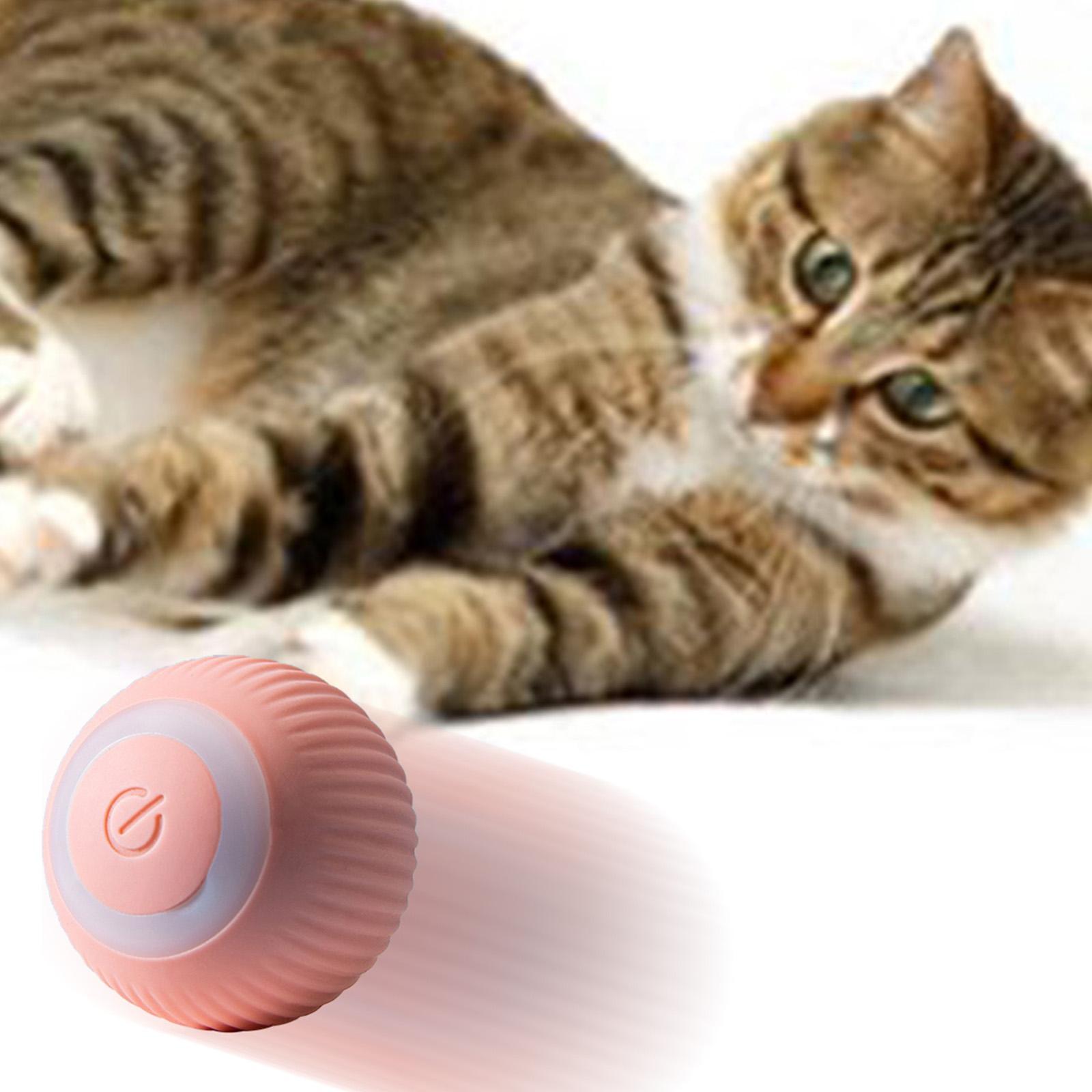 Automatic Interactive Cat Toys Ball for Indoor Cats  Kitten Dogs Pets
