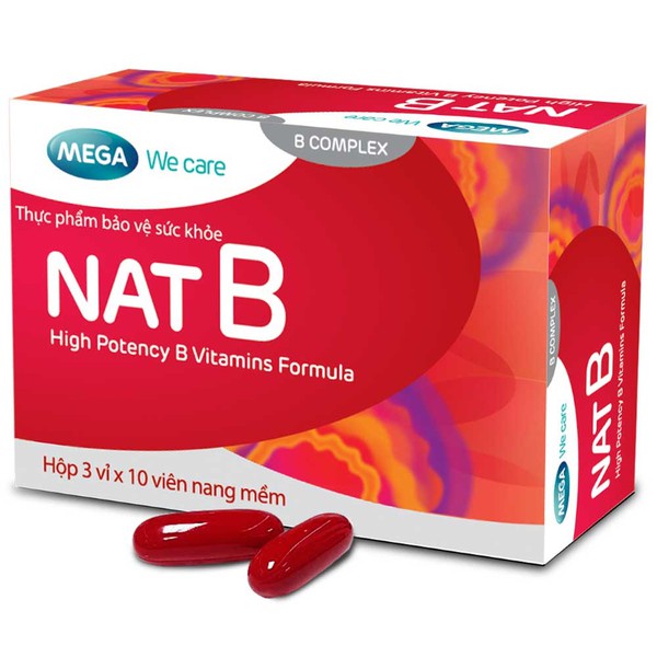 Viên Uống Nat B - bổ Sung Vitamin B, tăng hệ miễn dịch, tiêu hoá tốt