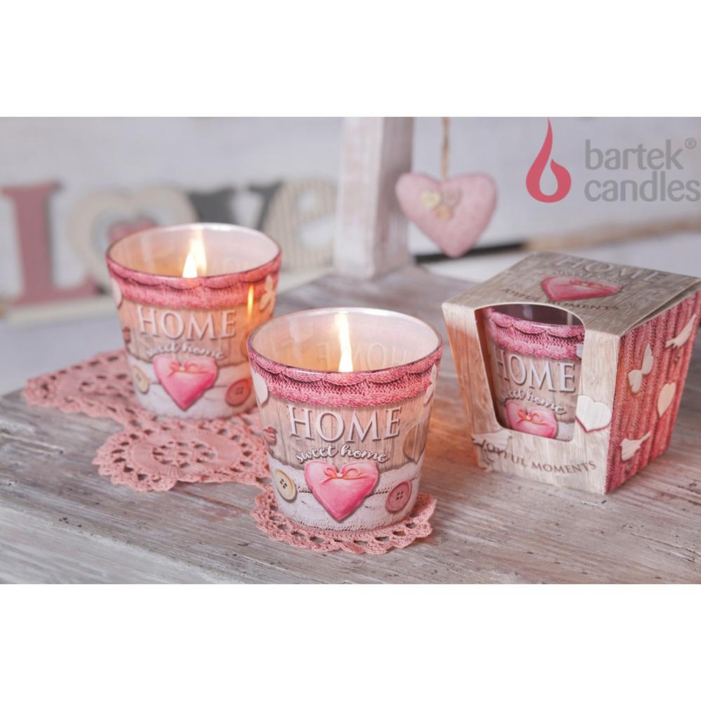 Ly nến thơm tinh dầu Bartek Home Sweet Home 115g QT00667- hương cam rừng, nến trang trí, thơm phòng, thư giãn, hỗ trợ khử mùi (giao mẫu ngẫu nhiên)