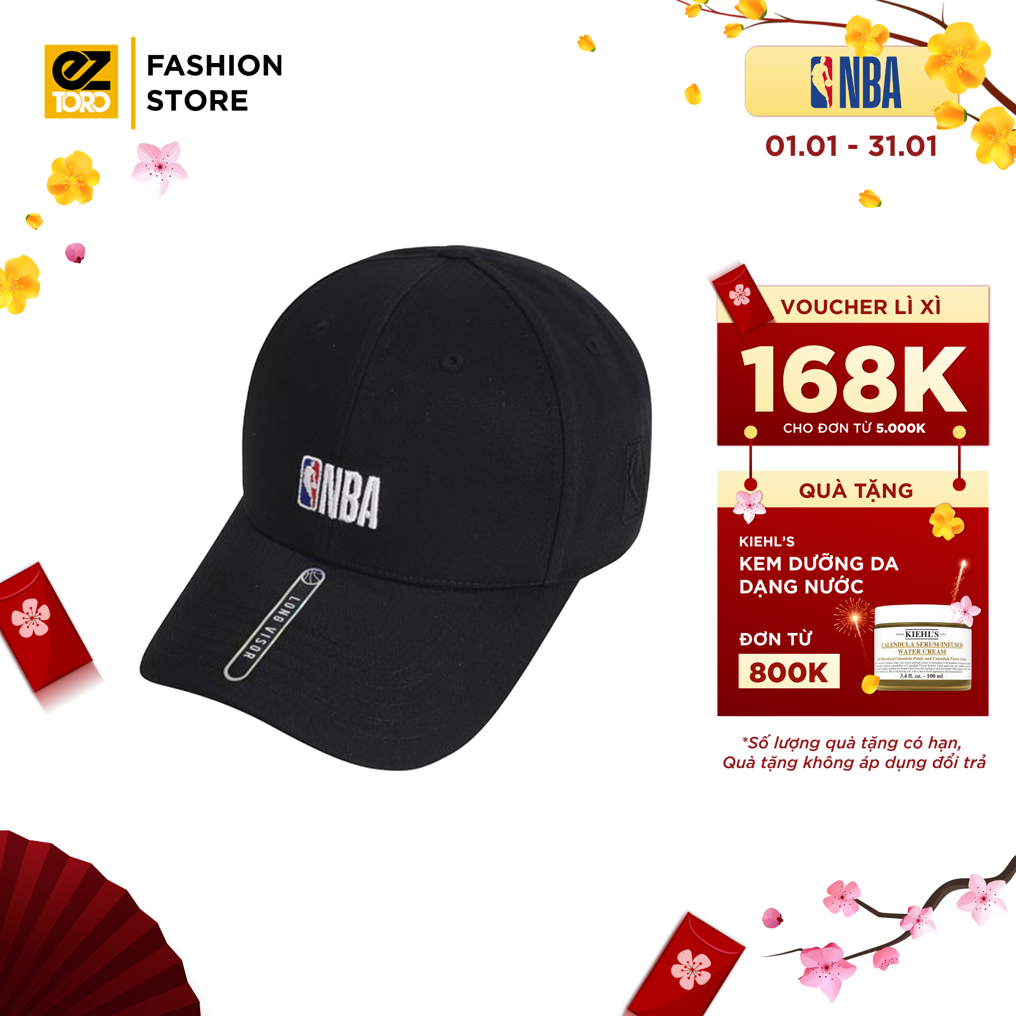 Mũ NBA PLAY HARD CURVED CAP-A - Nón lưỡi trai thời trang cho nam, nữ, unisex