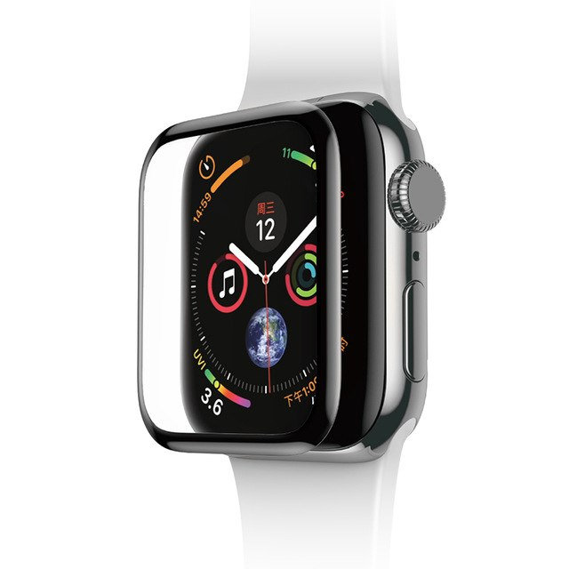 Miếng dán kính cường lực Full 3D BASEUS cho Apple Watch 42mm - Hàng Chính Hãng
