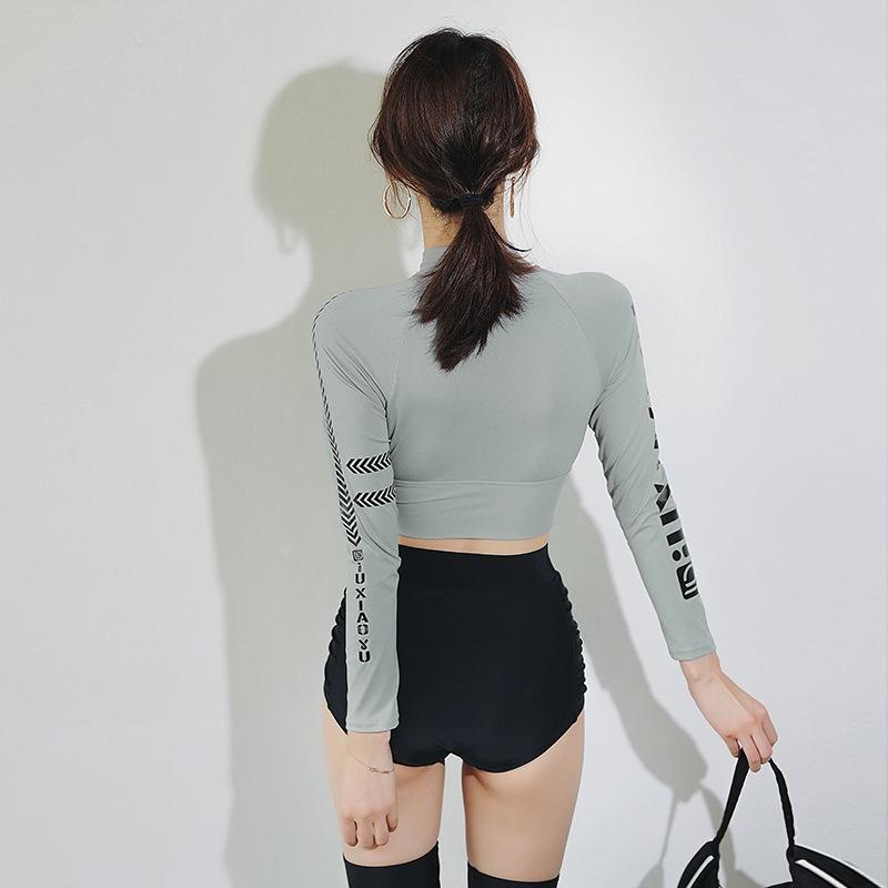 Bộ Đồ Bơi Phong Cách Thể Thao Mới Vải Chất Lượng Cao