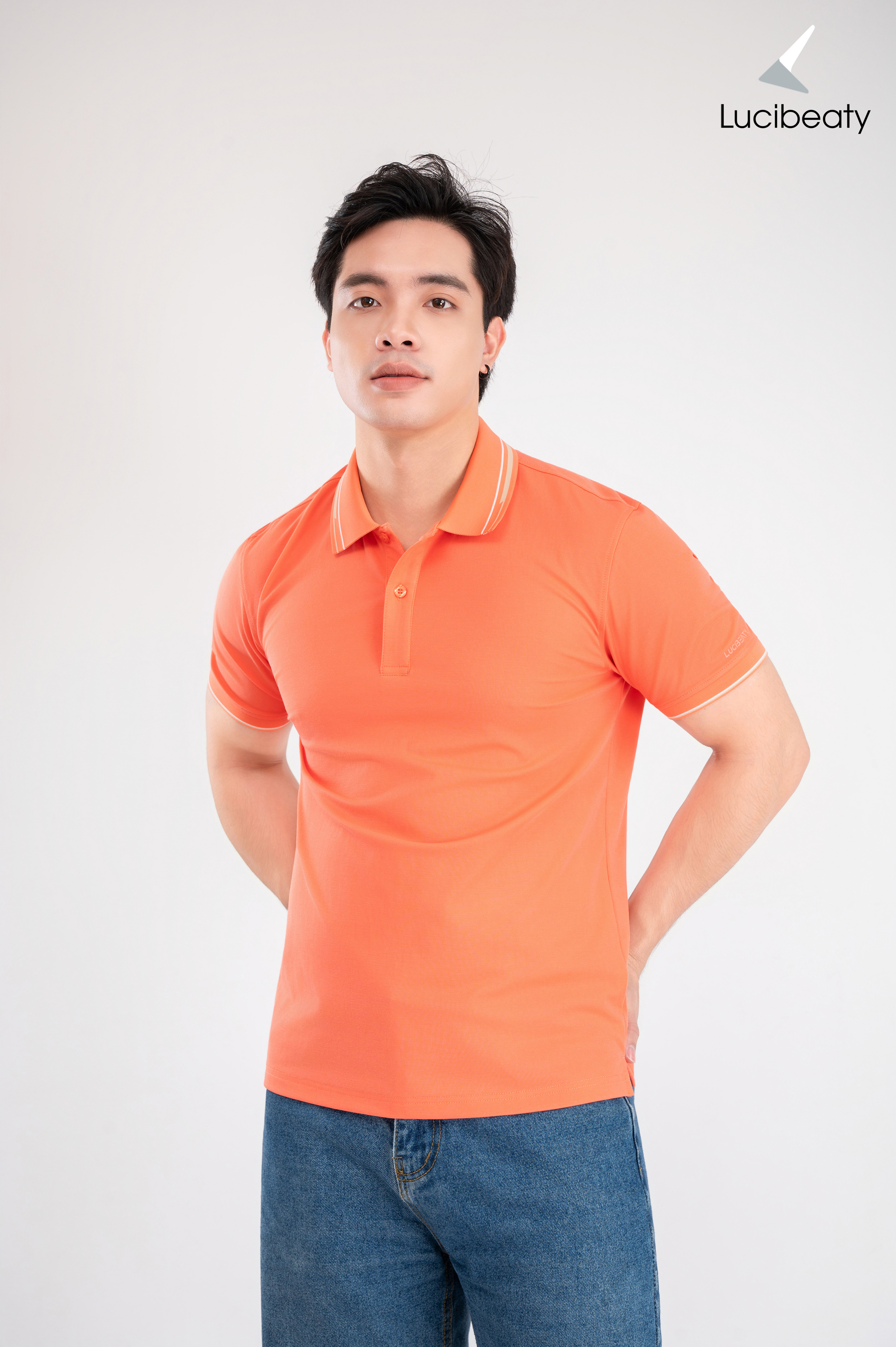 Áo polo nam cao cấp vải Coolmax nhẹ, co giãn tốt, thoáng mát POLO-023