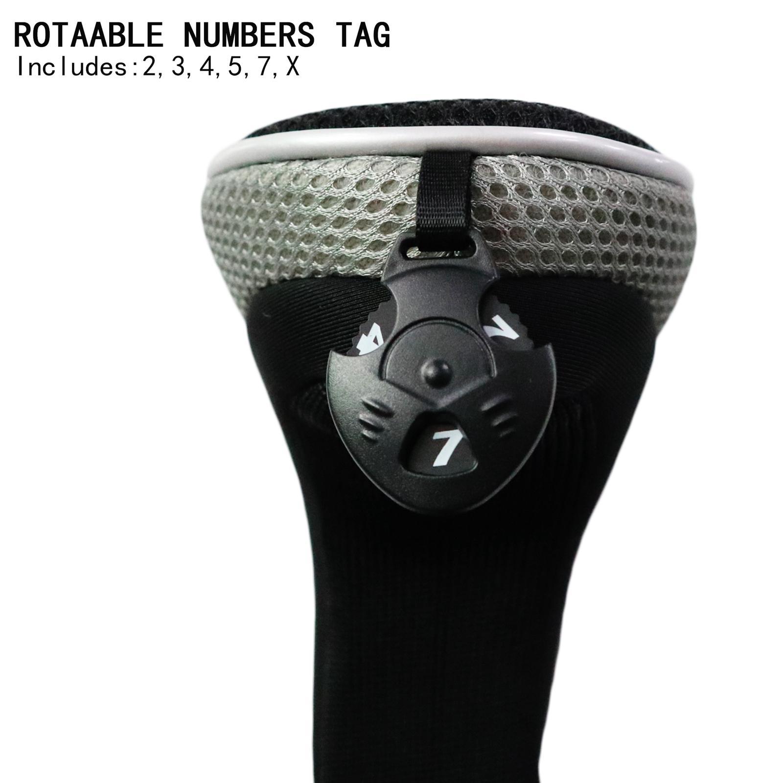 Golf Headcovers Golf Driver Fairway Wood Hybrid Mallet Putter Cover Headcover Fits Most of Drivers Woods and Blade Putters