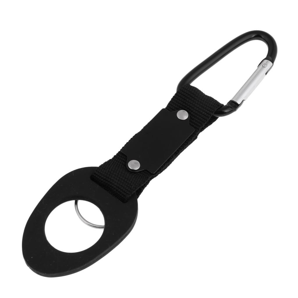 5pcs Buckle Keychain Bottle Holder Strap Quick Release Carabiner Multi-function Outdoor Camping Tool