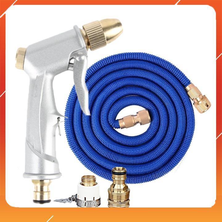 Vòi phun nước rửa xe tưới cây tăng áp thông minh giãn nở khi sử dụng 701709