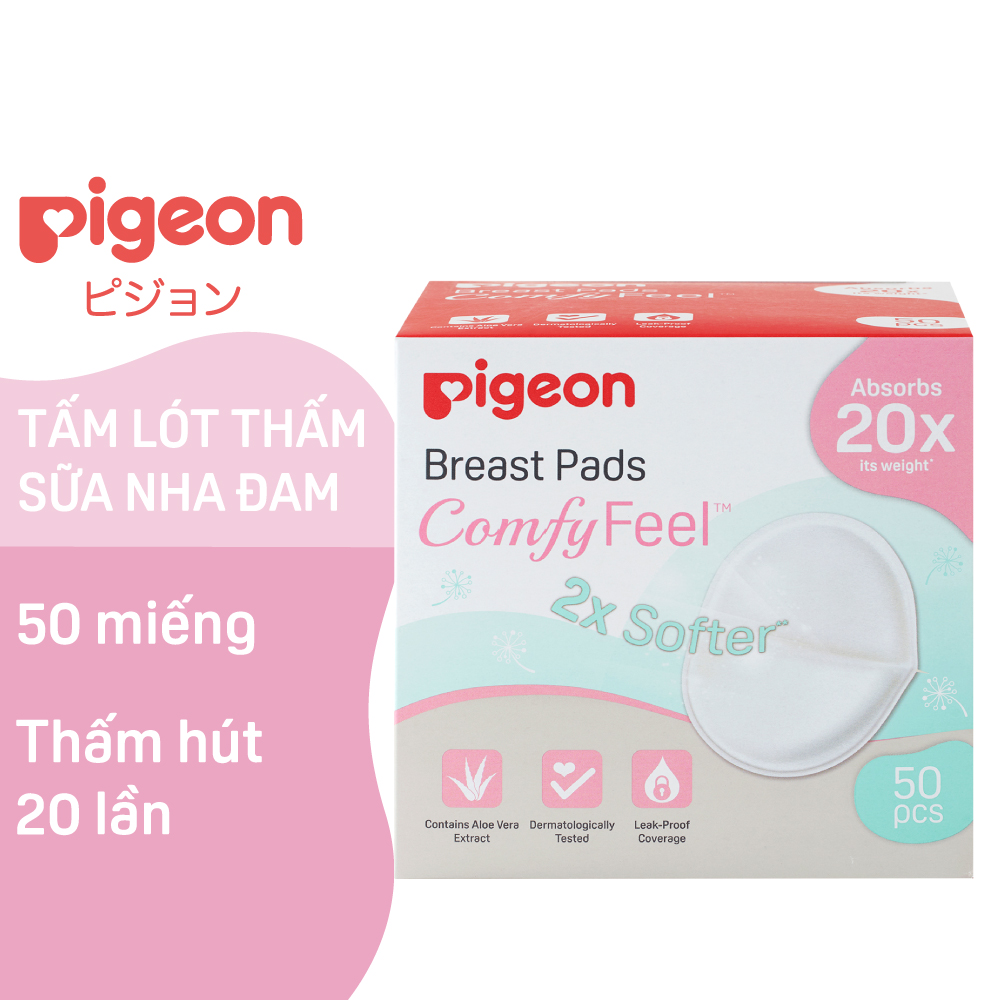 Tấm Lót Thấm Sữa Pigeon Nha Đam 50 Miếng / hộp