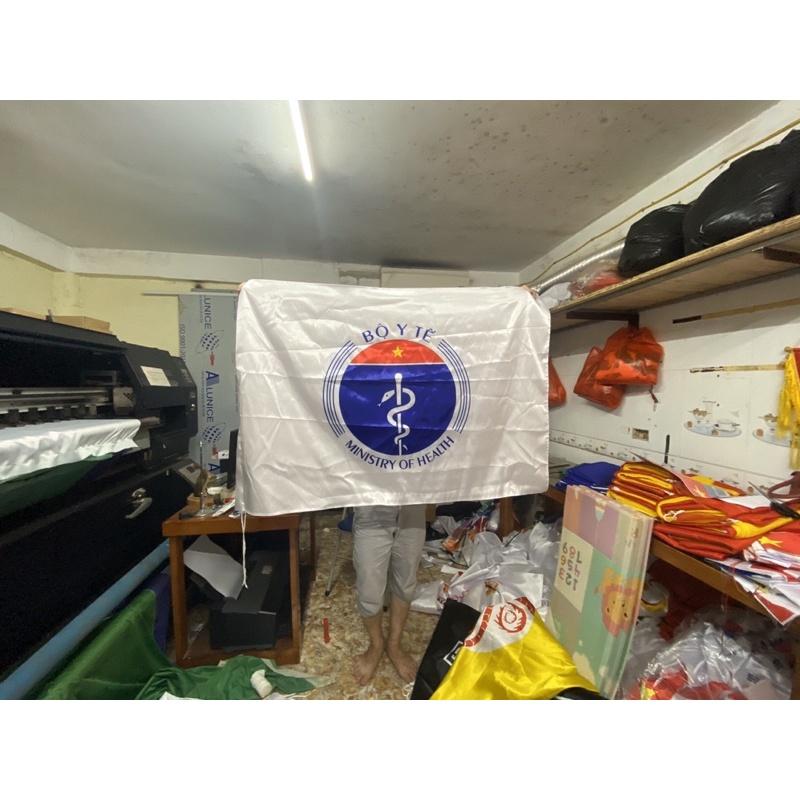 Cờ bô y tế 80x120cm in chuyển nhiệt