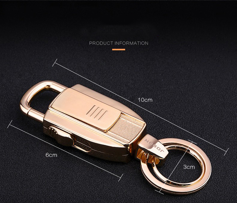 Móc Chìa Khóa Key Chains ZB-8755 Kiêm Bật Lửa Sạc Điện Cao Cấp