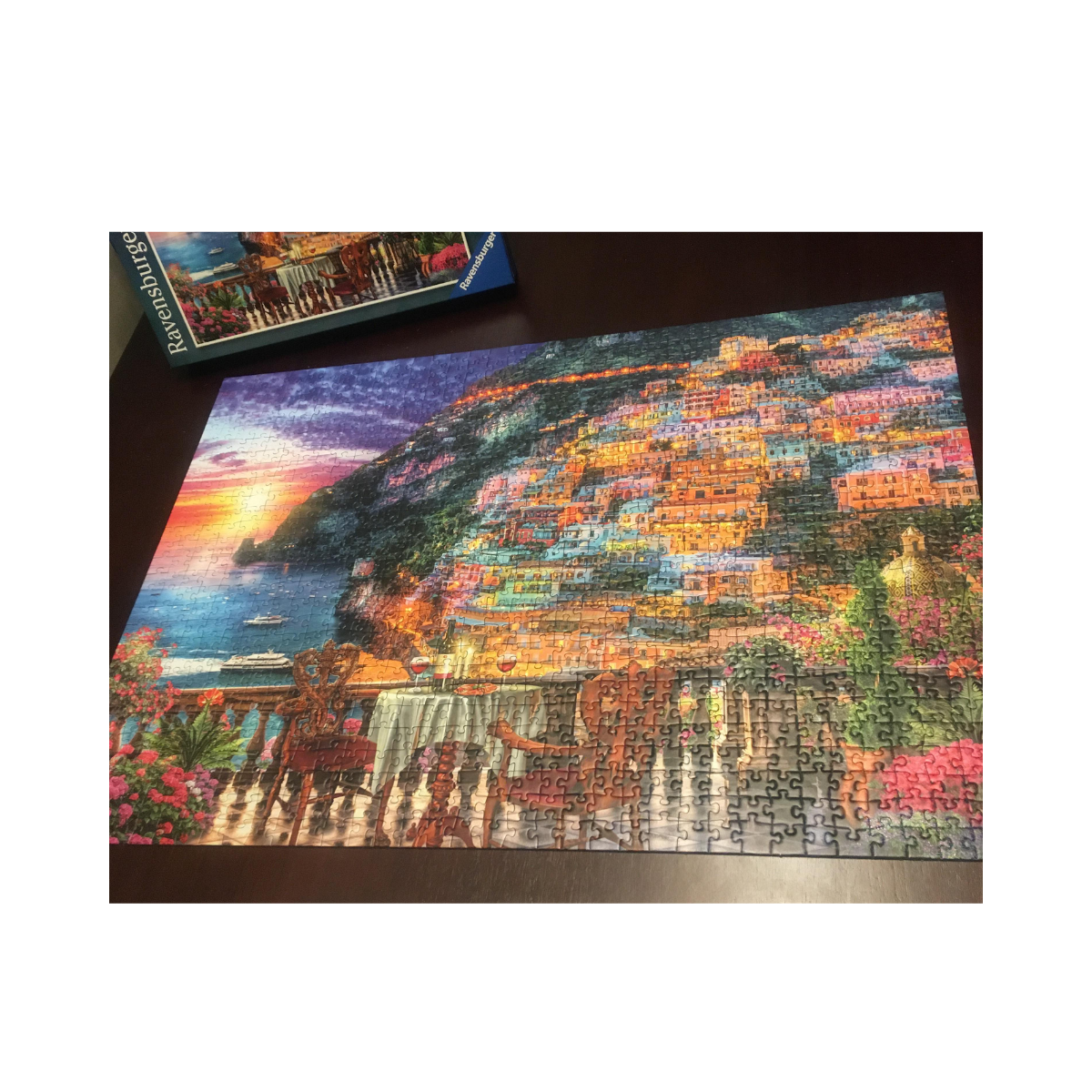 Xếp hình puzzle Dinner in Positano 1000 mảnh RAVENSBURGER 152636