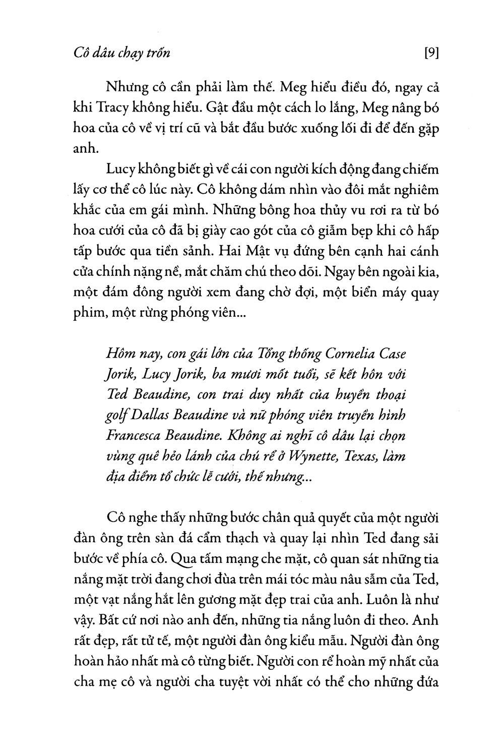 Cô Dâu Chạy Trốn (Nhã Nam)