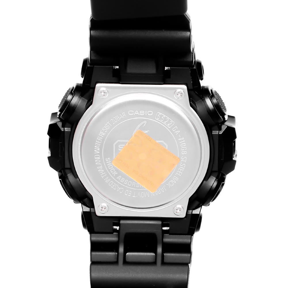 Đồng hồ kim nam dây nhựa G-SHOCK GA-710GB-1ADR Đen - Hàng chính hãng